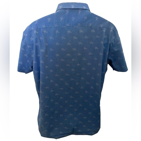 TORI RICHARD Honolulu Aloha Hawaiian Honu Sea Turtle Collared Shirt Men XL - Picture 3 of 6
